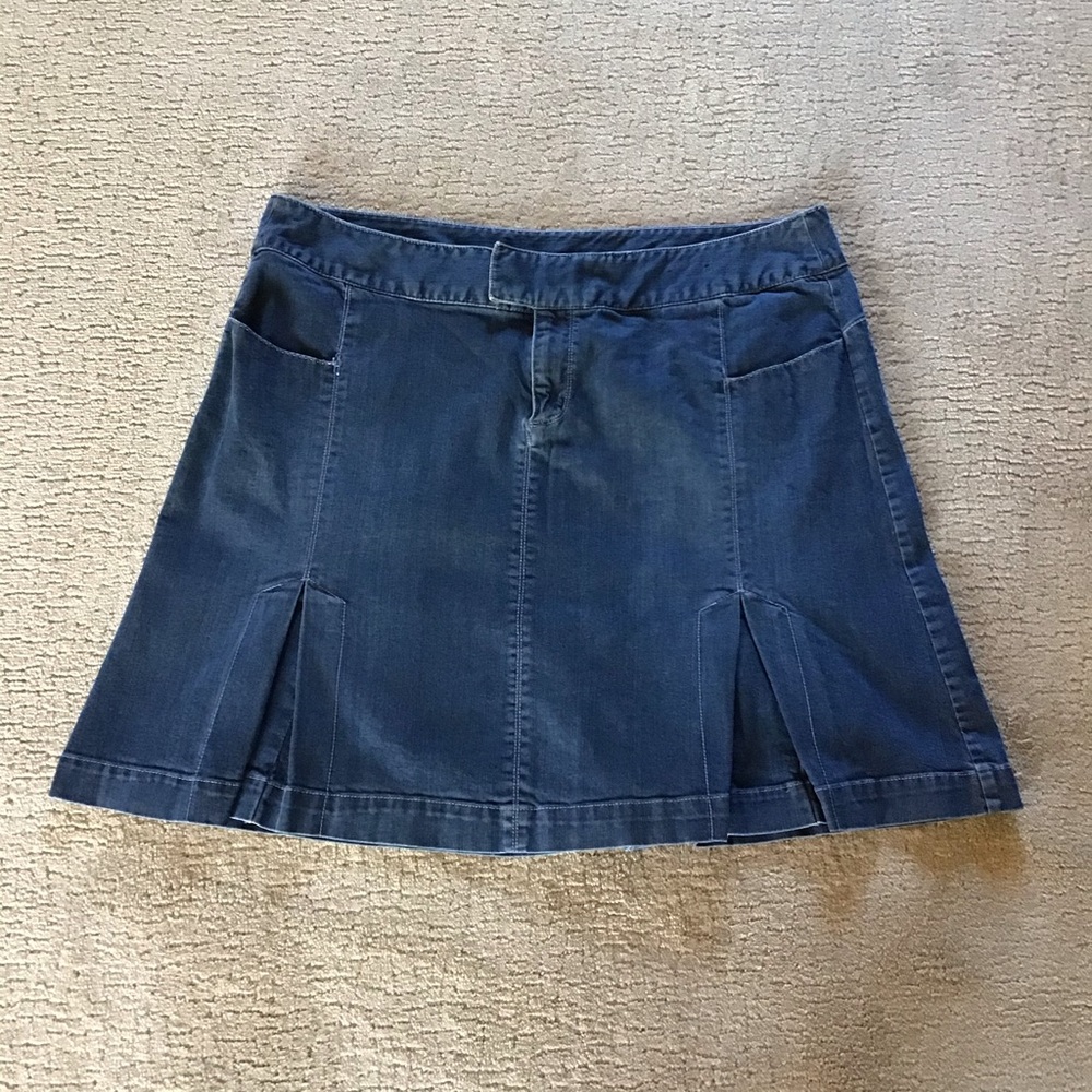 Lane Bryant Plus Size Blue Jean Skirt